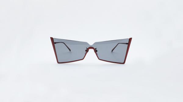 Half-rim frame One Piece Sunglasses Ladies Women Sunwear UV 400 nobby party style Daily accessories