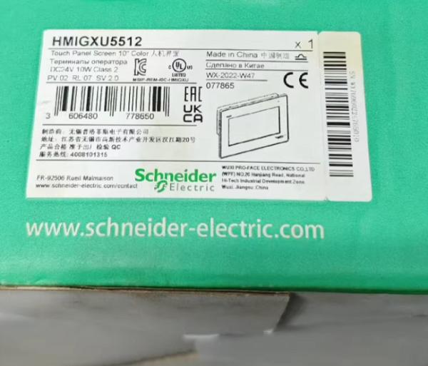 Schneider Electric HMIGXU5512 HMI Easy Harmony GXU 10.1 Inch Widescreen Universal Model