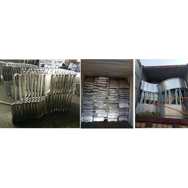 Galvanized Steel 1.8m 1.9m Round Cattle Hay Feeders Metal Horse Feeder antirust