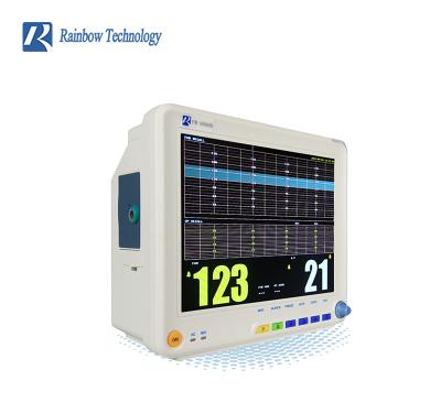 Elevada precisão Fetal de Rate Monitor Toco FHR FM do coração do multi parâmetro para o feto