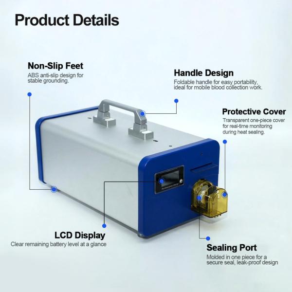 CenLee Blood Bag Tube Sealer for Blood Bags and Transfusion Tubes Sealing in Hospitals and Blood Banks