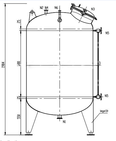 Horizontal Potable Bolted Steel Eelevated Water Storage Tanks With Dimple Jacket Safety Grade