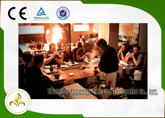 Прямоугольная нержавеющая сталь 304 таблицы Cooktop гриля теппаньяки & материал легированной стали