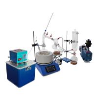 equipamento 100rpm da destilação do trajeto curto do dobro de 40W 2L
