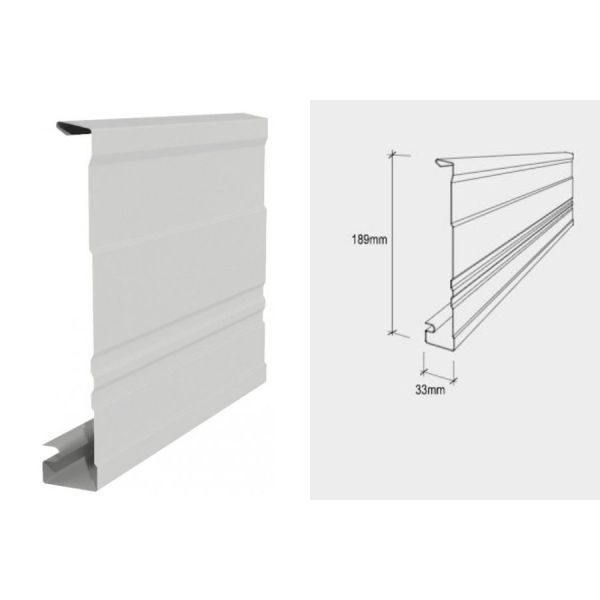 Fascia Board Roof Roll Forming Machine 0.43mm Zincalume Fascia Board