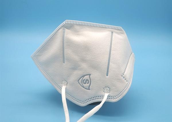 White Ear Hanging Disposable N95 Mask Anti Pollution Mask With Nose Clip