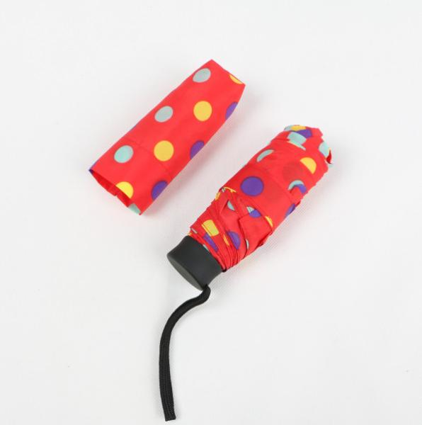 19 Inch Mini Pocket Compact Travel Umbrella For Promotional Events Uv Coating Inside