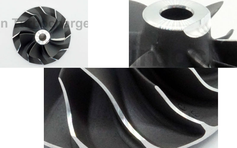 Колесо 447449-0010 454110-0001 454193-0001 компрессора турбонагнетателя GT25C/GT20C/TB25 для Ssang Yong