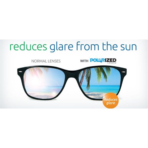 1.499 Polarized Optical Lenses , Sunglasses Radiation Protection Tinted Polarized Lenses