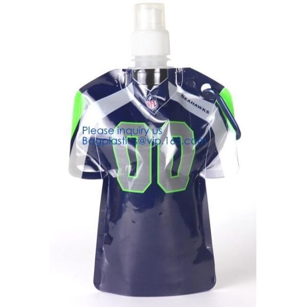 Биодеградабле жидкостная упаковывая таможня мешка доказательства утечки изготовленная на заказ сумка питьевой воды спорт сумки воды 1 галлона складная