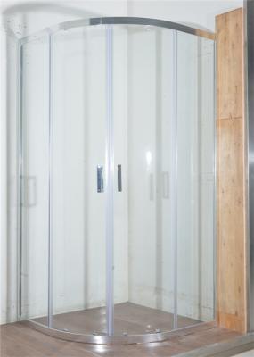 Curved Corner Shower Enclosure , 900x900x1900mm  Shower And Bath Enclosures chrome  aluminium