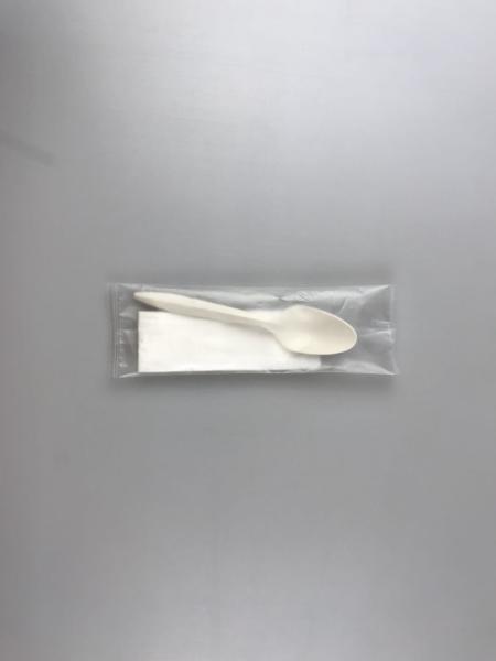 Eco-Friendly Biodegradable Spoon Tissue Wrapped and Plastic Type Polylactic Acid