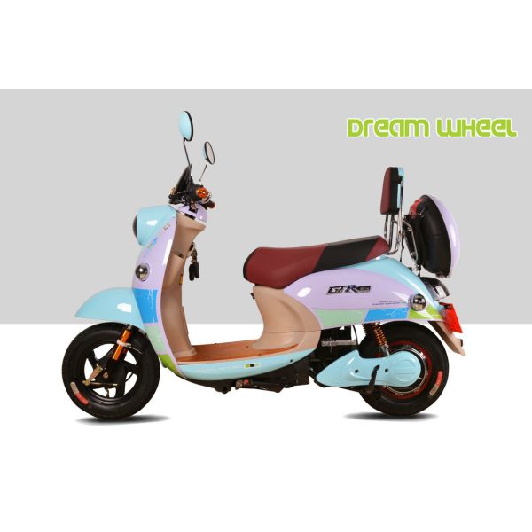 40km/H Pedal Assist Electric Scooter 60V 500W Brushless DC Hub Motor