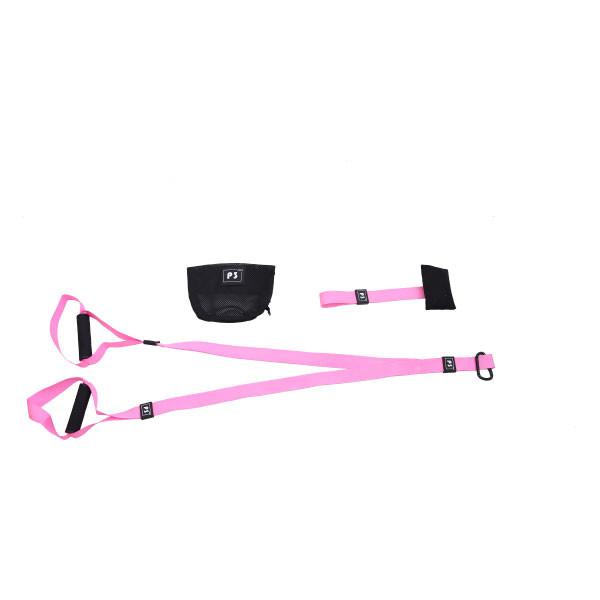 Home Nylon Webbing Suspension Training Straps , 245cm Elastic Band Workout
