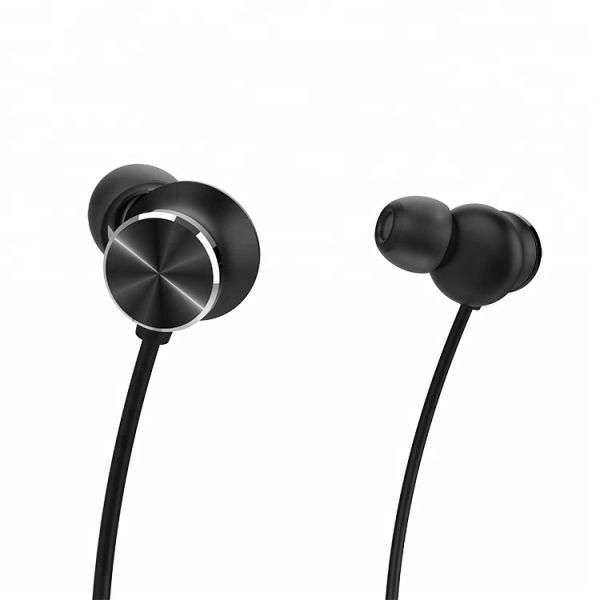 Hot sale thin neckband memory titanium bluetooth earphones,neckband sports bluetooth earphones with microphone