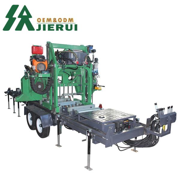 2024 31 inch 13.5hp Power Petrol Electric Diesel Engine Hydraulic Bandsaw Sawmill for Retail Sale