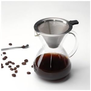Eco Friendly Single Wall Glass French Press Heat Resistant Glass Coffee Maker