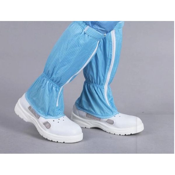 PU Leather Clean Room Anti Static Work Boots Ventilated And Comfortable