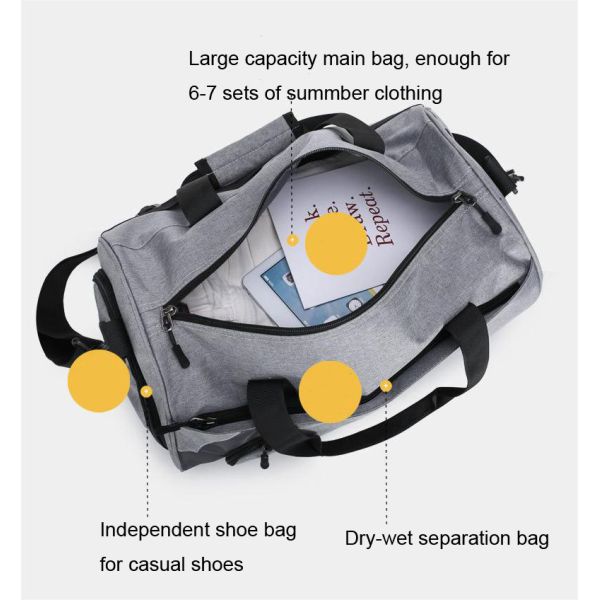 40-45Litres Small Fitness Duffel Bag Bodybuilding Duffel Bag Water Resistant