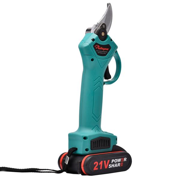 Anti Slip Grip 25mm Hand Held Electric Pruning Shears Battery Operated 1.3AH