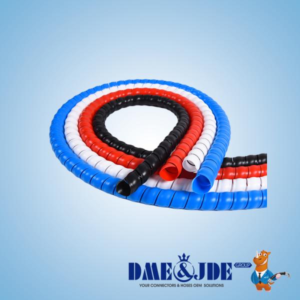 Cold Proof Durable And Scuff Resistant Plastic Spiral Wrap Bow Spiral Protective Sleeve