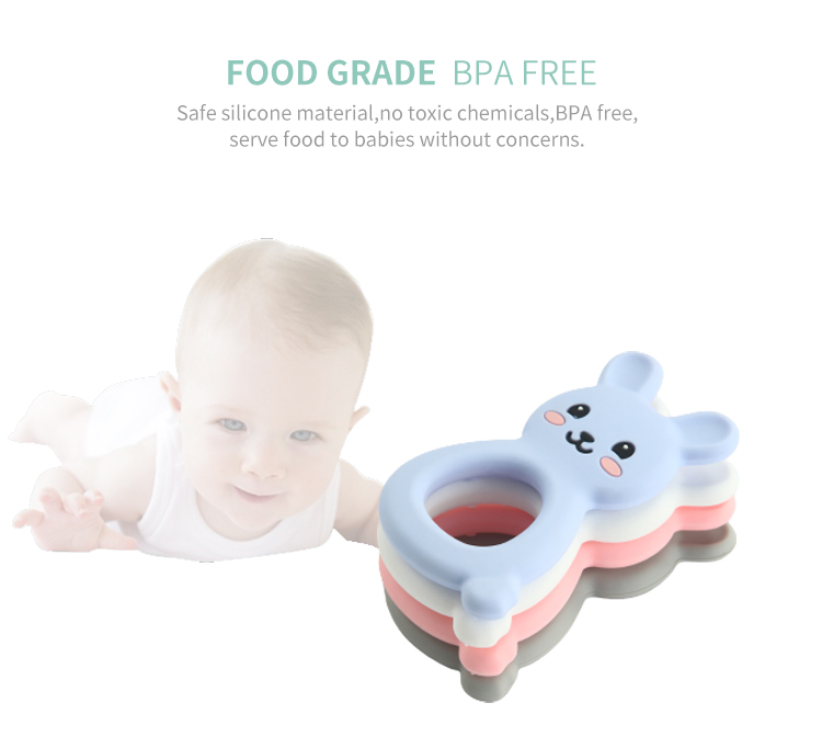 Кольцо Teether силикона Montessori, игрушка прорезывания зубов силикона для младенца детей Newborn