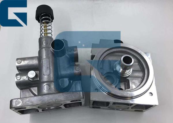 Alojamento de filtro VOE11110702 do combustível das peças de motor da máquina escavadora de EC210 EC210B EC290 11110702