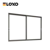 Portes coulissantes en verre noir scellées à haute vitesse profilé en aluminium T5