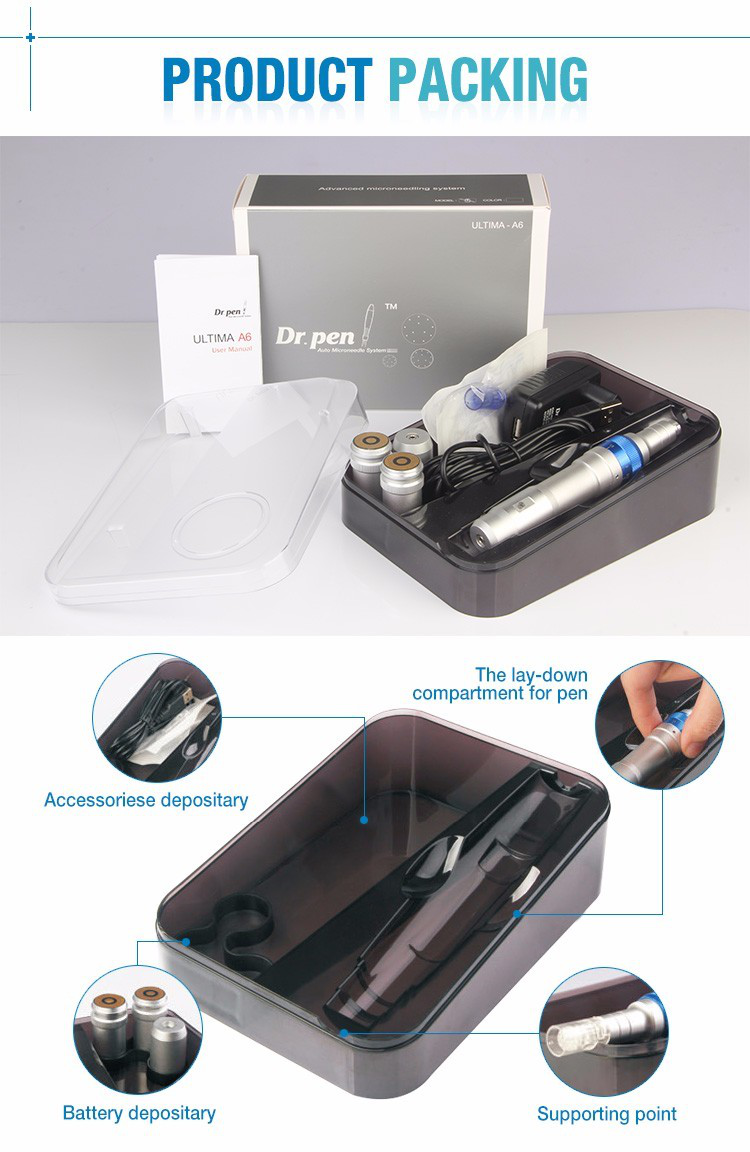 2 Spare Batteries Wireless Derma Pen Dr Pen A6 Microneedle Dermapen Meso Rechargeable