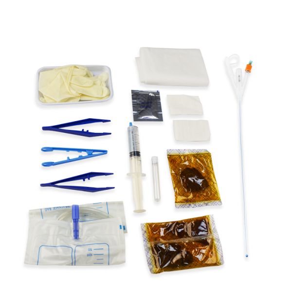 Kit completo de catéter uretral con diseño de silicona duradera