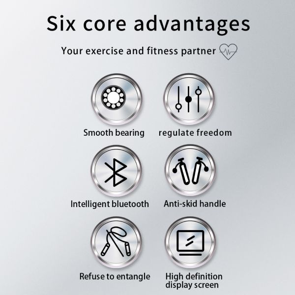 Smart Bluetooth APP Counting Jumping Rope Household Accurate Counting Training Burning Fat to Lose Weight