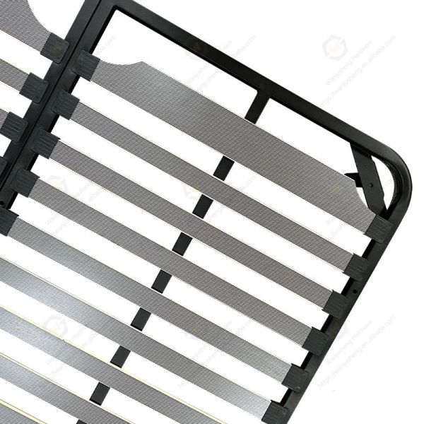 Wanjusheng Metal Rib Bed Frame Full Size Customizable Large Double Iron Storage Bed Foldable
