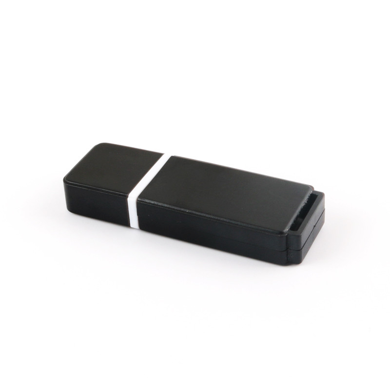 Настраиваемая черно-белая резиновая масляная USB-накопитель для подарков и розничной торговли