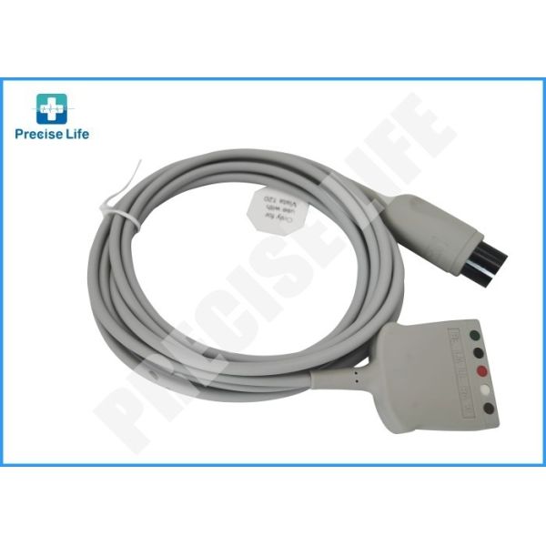 Drager 2606496 ECG trunk cable 5-lead IEC/AH colour code for Vista-120 monitor