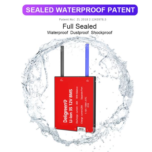 Waterproof 4S 12V 250A Smart BMS Battery Management System for Li-ion Packs