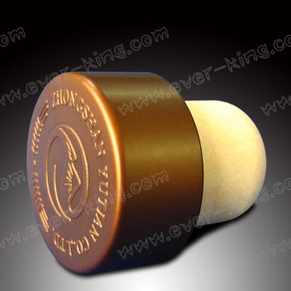 Белая крышка затвора полимера для крышки бутылки стекла ликера вина