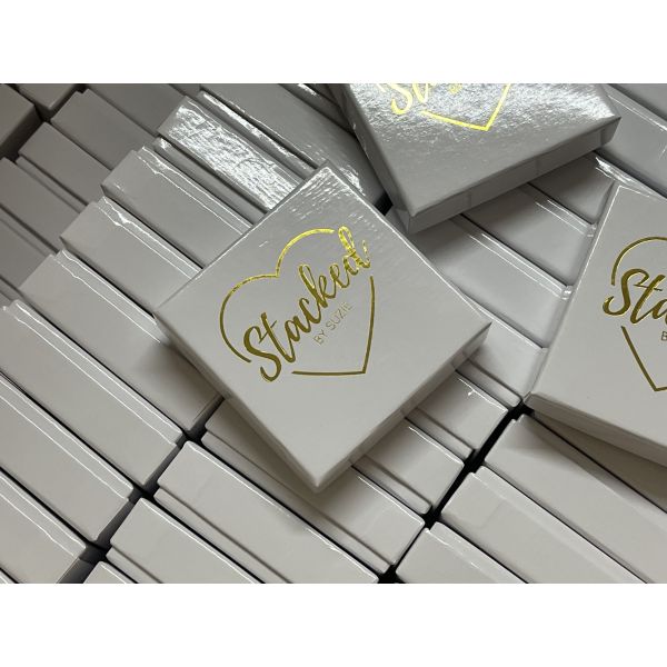 Customized Paper Jewelry Box 9x9x2.5cm (3.5*3.5*1 inches)