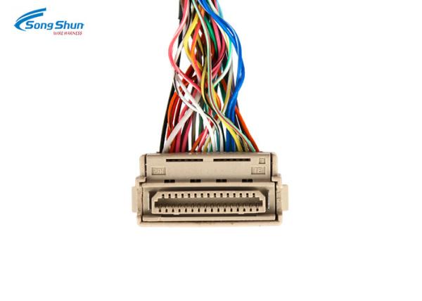 7/0.127mm Conductor LVDS Cable 40 Pin Communications Systems OEM Accepted
