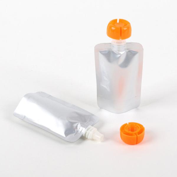 200ml Plastic Aluminum Foil Laminated Stand Up Spout Pouch For Drink Juice Beverage
