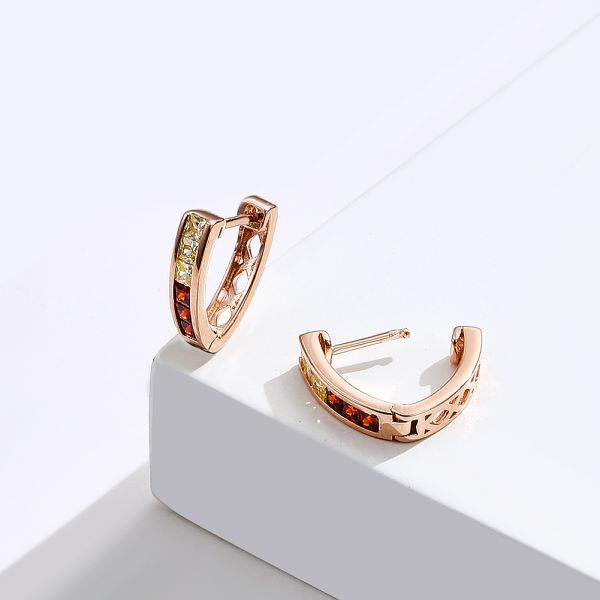 серьги ювелирных изделий обруча 1.35cm стерлинговые серебряные