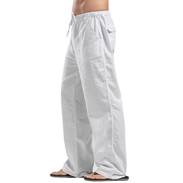 Men's Anti-pilling Cargo Sweatpants Autumn Waterproof Pants with Flat Front Style