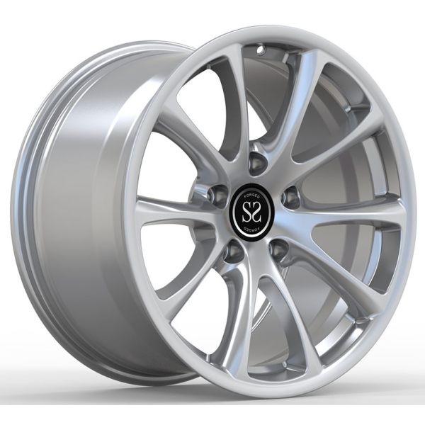 VW Jetta gli 2022 Silver 1 Piece Forged Wheels 19x8.5