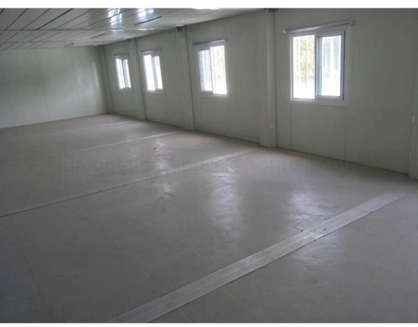 Waterproof Detachable Container House With Panel Wall / Roof Baking Finish Painting