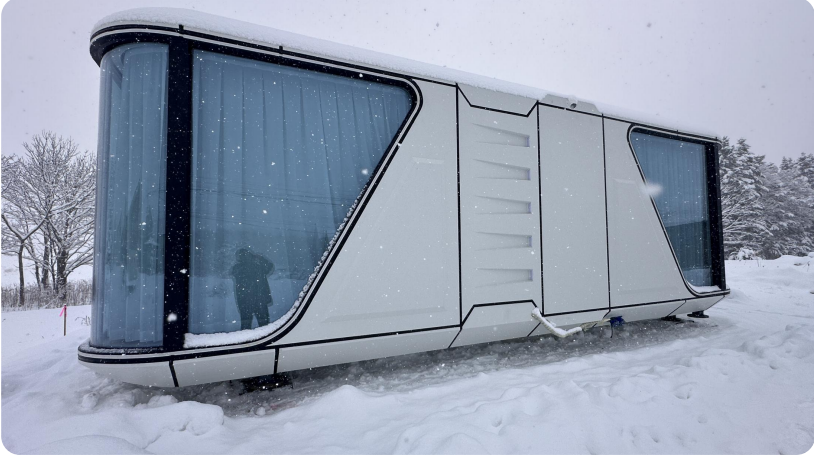 Customizable Mobile Capsule House with Aluminum Alloy Panel