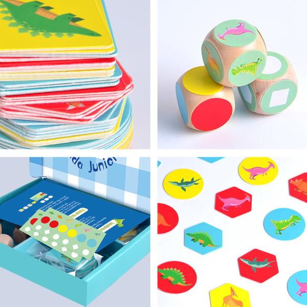 Dinossauro Toy Original Logical Board Games Toy For Boys Girls educacional