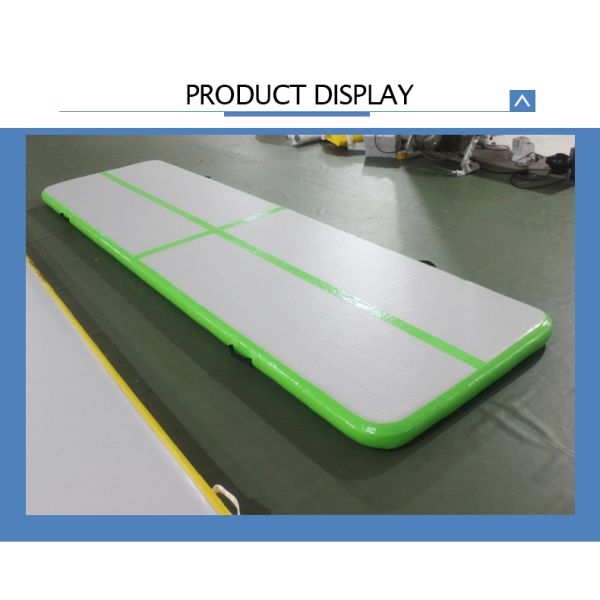 3.5m Air Floor Tumbling Mat / Inflatable Air Jump Track For Gymnastics