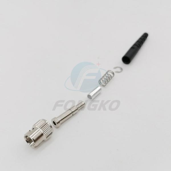 Single Mode ST To UPC Fiber Optic Connector Parts 2.0mm