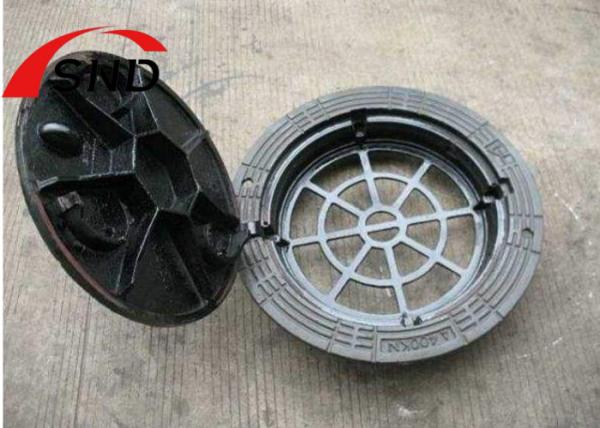 Double Layer Anti Settlement D400 Ductile Iron Covers / Round Manhole Cover