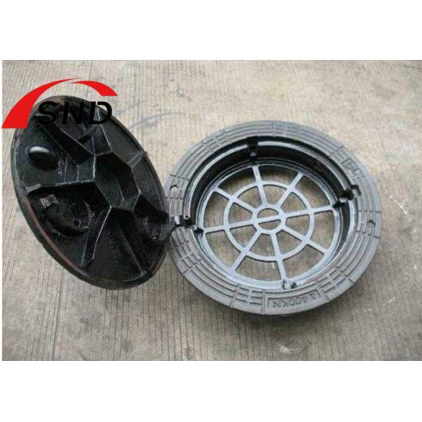 Double Layer Anti-Settlement D400 Ductile Iron Manhole Cover with ISO9001:2015 Certification