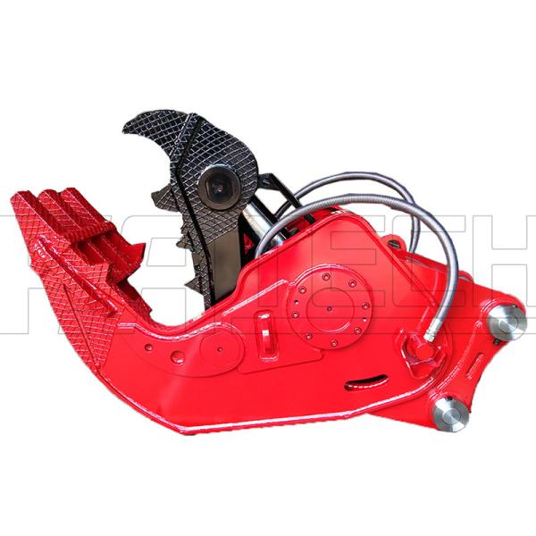 Excavator Hydraulic Pulverizer, Demolition Shear Rock Crusher for Stone, Wood Break